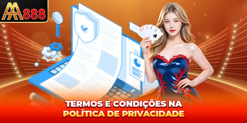 Termos e condições na política de privacidade